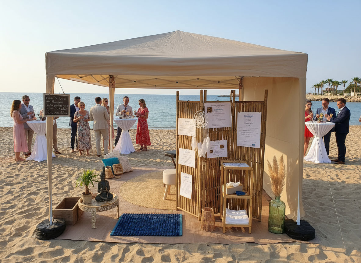 Massages dans le cadre d'un événement